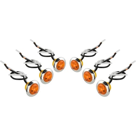 Hopkins Hopkins Amber Round Clearance/Side Marker LED Light C1534AK6